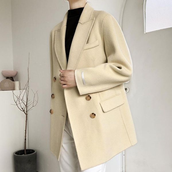 2020 winter double sided breasted woolen jacket women's short suit collar plus size black handmade high end 100% wool coat1
2020 winter double sided breasted woolen jacket women's short suit collar plus size black handmade high end 100% wool coat1