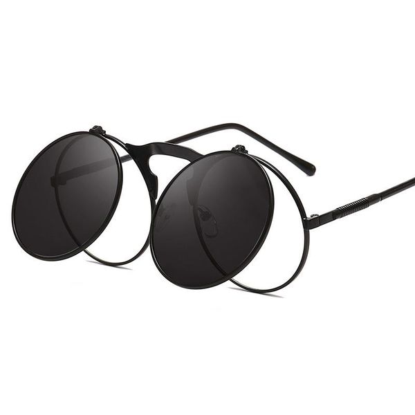 sunglasses retro steampunk flip up green yellow red round summer style sun glasses men women 2021, White;black
sunglasses retro steampunk flip up green yellow red round summer style sun glasses men women 2021, White;black