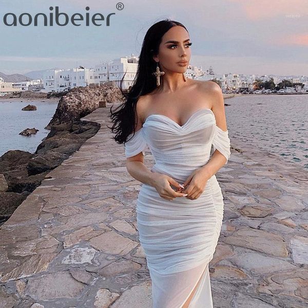 aonibeier sweetheart off the shoulder side split women maxi dress zipper back ruched mesh ankle length high waist dress1, Black;gray
aonibeier sweetheart off the shoulder side split women maxi dress zipper back ruched mesh ankle length high waist dress1, Black;gray