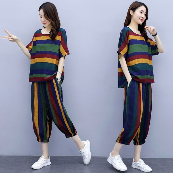 and suit 2020 new cotton linen cotton linen women's summer clothing fashion temperament large size two-piece suit western style leisure, Gray
and suit 2020 new cotton linen cotton linen women's summer clothing fashion temperament large size two-piece suit western style leisure, Gray