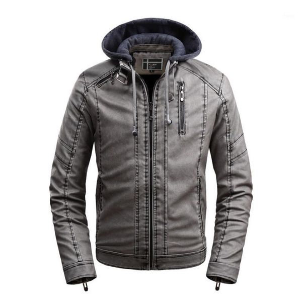 autumn leather jacket new classic black biker leather jacket men fleece motorcycle male outerwear,hat detachable1
autumn leather jacket new classic black biker leather jacket men fleece motorcycle male outerwear,hat detachable1