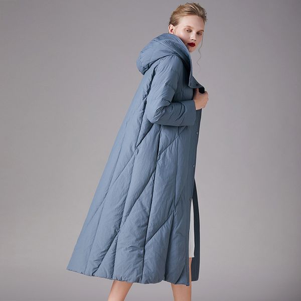 female 2019 new 90 white duck thickening hooded han edition women's down jacket a undertakes to boom, Black
female 2019 new 90 white duck thickening hooded han edition women's down jacket a undertakes to boom, Black