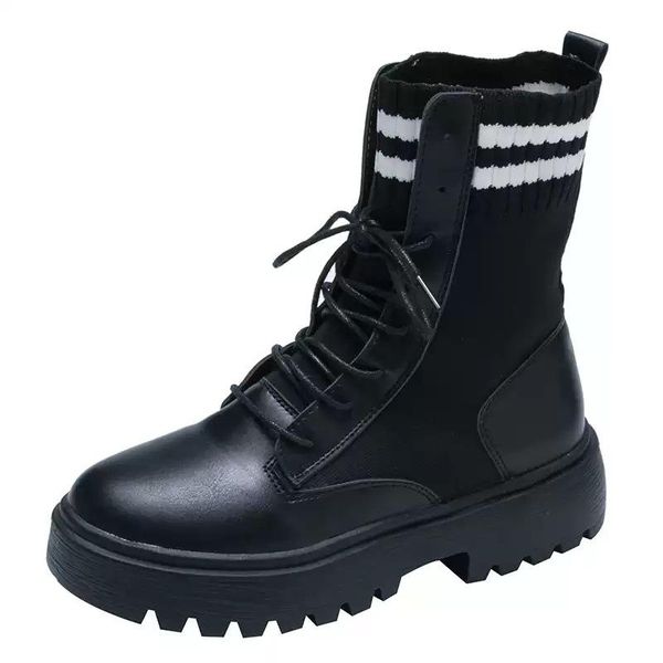 boot girl 2021 new web celebrity knitted elastic boots. handsome motorcycle boots with thick soles, Black
boot girl 2021 new web celebrity knitted elastic boots. handsome motorcycle boots with thick soles, Black
