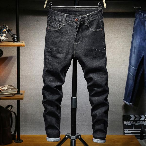men's jeans denim men plus size solid color high stretch slim straight casual washed full length male cowboy tide1, Blue
men's jeans denim men plus size solid color high stretch slim straight casual washed full length male cowboy tide1, Blue