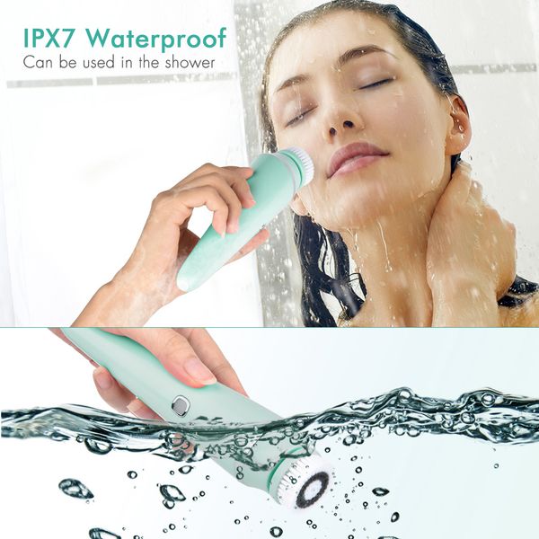 silicone facial cleansing brush electric waterproof face cleaner blackhead removal acne pore clean portable deep cleaning remove
silicone facial cleansing brush electric waterproof face cleaner blackhead removal acne pore clean portable deep cleaning remove