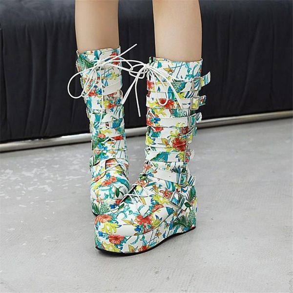 черная пряжка ремень узелок лианы клинья обувь mid-теленок combat boots размер 45 winter gothic punk женщин платформа boots, Black
черная пряжка ремень узелок лианы клинья обувь mid-теленок combat boots размер 45 winter gothic punk женщин платформа boots, Black