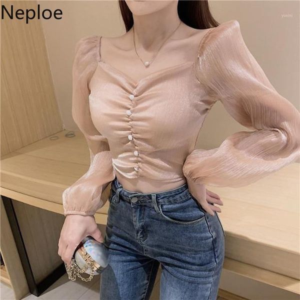 neploe blouse summer 2020 new solid v neck puff sleeve ladies shirt blusa single breasted belly-button female 1b5481, White
neploe blouse summer 2020 new solid v neck puff sleeve ladies shirt blusa single breasted belly-button female 1b5481, White