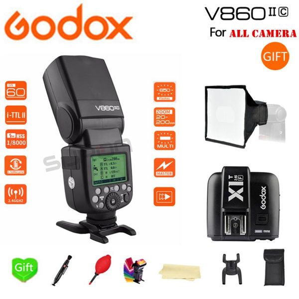 flashes accpect, godox v860ii-s/n/c/o/f flash speedlite 2.4g with battery + xit trigger for fuji
flashes accpect, godox v860ii-s/n/c/o/f flash speedlite 2.4g with battery + xit trigger for fuji