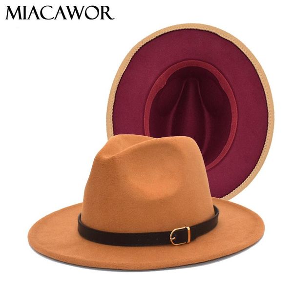 miacawor classic black fedora hat wool felt jazz fedora hats belt buckle men wide brim panama women trilby cap f110, Blue;gray
miacawor classic black fedora hat wool felt jazz fedora hats belt buckle men wide brim panama women trilby cap f110, Blue;gray