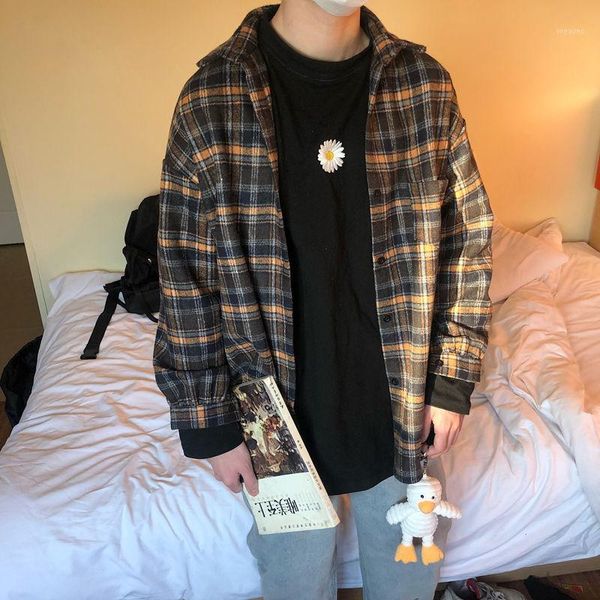 autumn woolen coat men's fashion hit color retro casual woolen jacket men streetwear wild loose korean coat men m-xl1, Black
autumn woolen coat men's fashion hit color retro casual woolen jacket men streetwear wild loose korean coat men m-xl1, Black