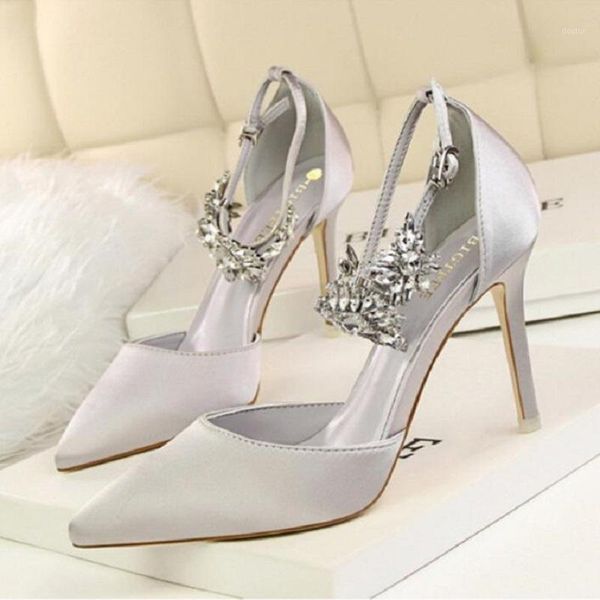 dress shoes sandals women high heels pointed toe wedding pumps crystal ladies fashion stiletto sandalias mujer 20211, Black
dress shoes sandals women high heels pointed toe wedding pumps crystal ladies fashion stiletto sandalias mujer 20211, Black
