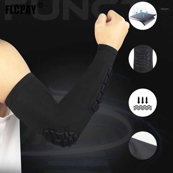 men's sports elbow pads honeycomb anti-collision compression arm volleyball basketball support protector fitness protective gear1, Black;gray
men's sports elbow pads honeycomb anti-collision compression arm volleyball basketball support protector fitness protective gear1, Black;gray