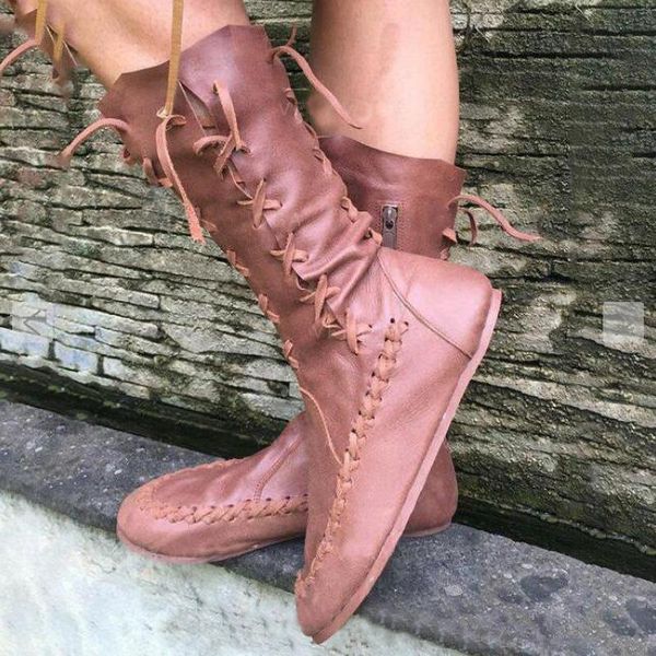 boots women lace up casual flat ladies shoes autumn pu leather cross strap mid calf platform punk riding, Black
boots women lace up casual flat ladies shoes autumn pu leather cross strap mid calf platform punk riding, Black