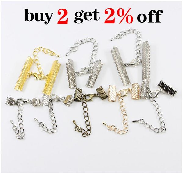 10pcs/lot ribbon leather cord end fastener clasps with chains lobster clasps connectors for bracelet diy jewelry making wmthfk
10pcs/lot ribbon leather cord end fastener clasps with chains lobster clasps connectors for bracelet diy jewelry making wmthfk