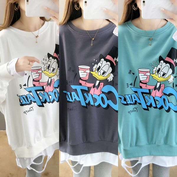 mid long women's korean version 2020 spring and sweatersweater sweater autumn new fashion ins fake two-piece for students to wear wi, Black
mid long women's korean version 2020 spring and sweatersweater sweater autumn new fashion ins fake two-piece for students to wear wi, Black