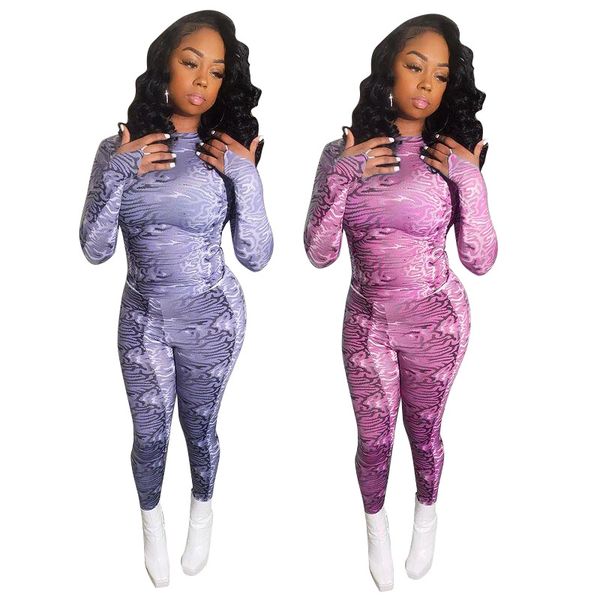women's tracksuits spring and summer new fashion printing tight suit sports fitness long sleeve suit, Gray
women's tracksuits spring and summer new fashion printing tight suit sports fitness long sleeve suit, Gray