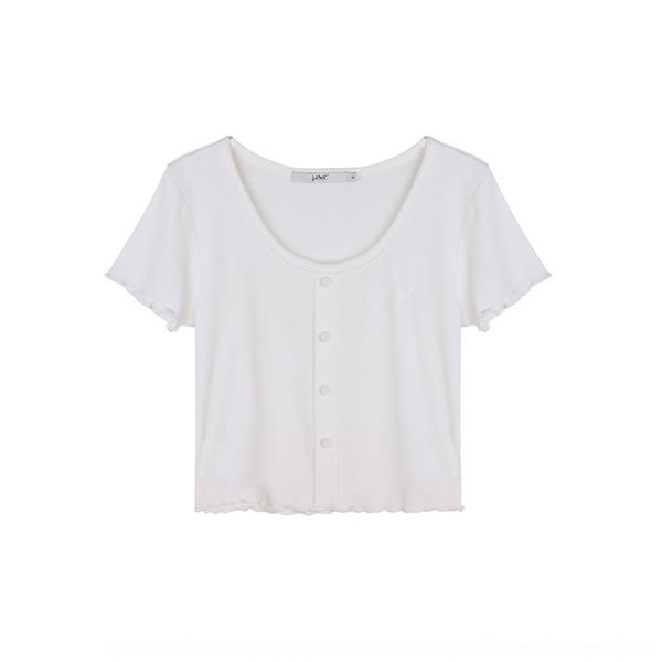 uhvsy embroidered short sleeve t-shirt in short style new fashion student's korean thin coat t-shirt bottomed women's summer 2020, White
uhvsy embroidered short sleeve t-shirt in short style new fashion student's korean thin coat t-shirt bottomed women's summer 2020, White