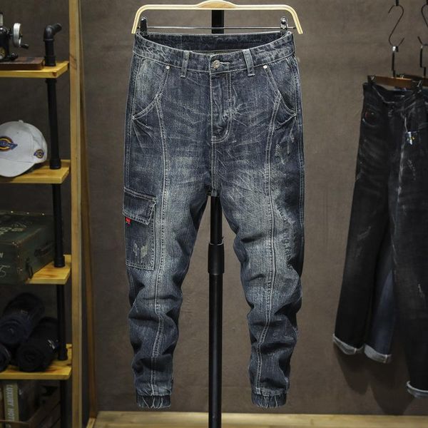 men's jeans men 2021 retro blue denim stretch jogger pants man fashion side pocket casual haren jean trousers plus size 42,206
men's jeans men 2021 retro blue denim stretch jogger pants man fashion side pocket casual haren jean trousers plus size 42,206