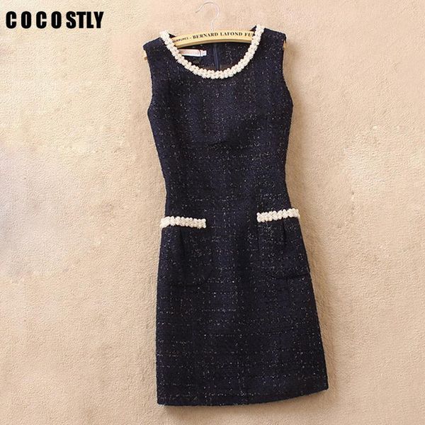 cocostly brand winter tweed dress ladies wool blend sleeveless casual woolen vest dress slim fit elegant office plus size, Black;gray
cocostly brand winter tweed dress ladies wool blend sleeveless casual woolen vest dress slim fit elegant office plus size, Black;gray