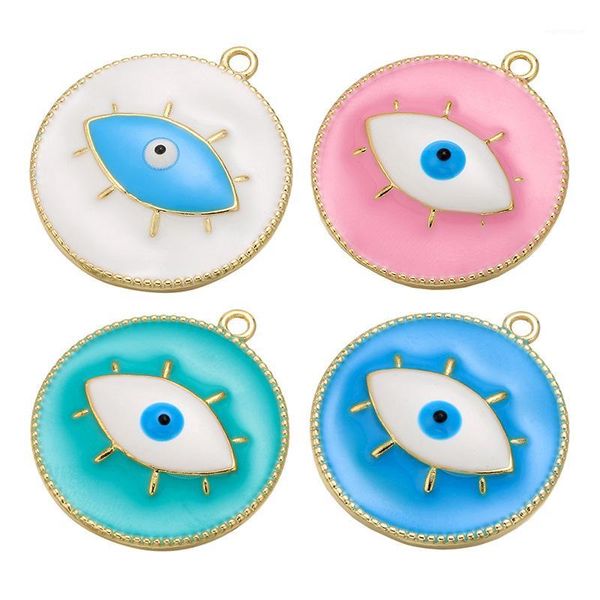 Big Round Enamel Pendants,Copper Circle Pendants Women Jewelry,Multi Macaron colors Evil Eyes Charms Pendants For Jewelry Making1, Bronze;silver
Big Round Enamel Pendants,Copper Circle Pendants Women Jewelry,Multi Macaron colors Evil Eyes Charms Pendants For Jewelry Making1, Bronze;silver