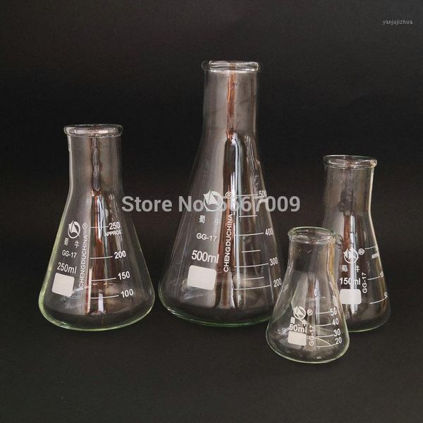 1pc 50ml to 1000ml borosilicate glass straight wide neck conical triangular flask for lab equipment1
1pc 50ml to 1000ml borosilicate glass straight wide neck conical triangular flask for lab equipment1