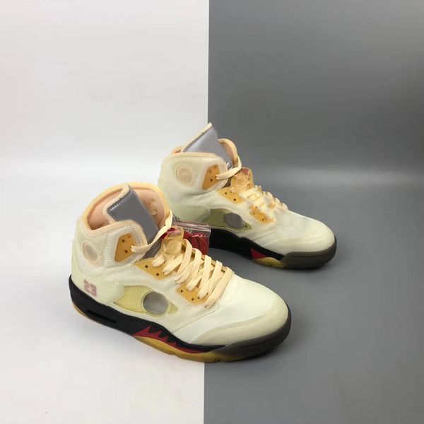new release 5 high og off sail air outdoor shoes men white fire red-muslin-black metallic 5s sneakers with original box virgil ablo 40-47
new release 5 high og off sail air outdoor shoes men white fire red-muslin-black metallic 5s sneakers with original box virgil ablo 40-47