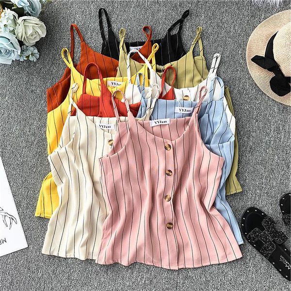 fashion striped clothes for women spaghetti strap 2019 new summer chiffon backless ladies casual streetwear shirts1, White
fashion striped clothes for women spaghetti strap 2019 new summer chiffon backless ladies casual streetwear shirts1, White