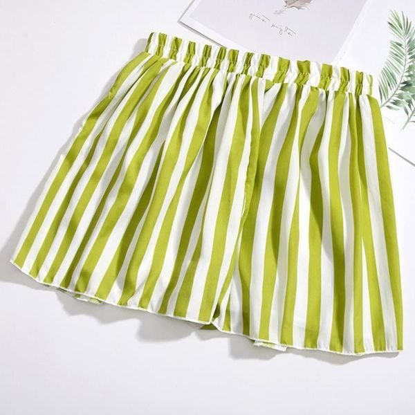 summer woman shorts office lady loose black white vertical striped shorts high waist cotton wide leg short plug size #351, White;black 
summer woman shorts office lady loose black white vertical striped shorts high waist cotton wide leg short plug size #351, White;black