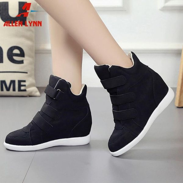 allen new fashion ins ladies party casual shoes woman spring autumn solid ankle boots women height increasing boots, Black
allen new fashion ins ladies party casual shoes woman spring autumn solid ankle boots women height increasing boots, Black