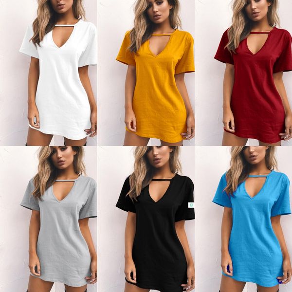deep v-neck short xing gan qun sleeve loose casual summer deep v-neck short summer dress xing gan qun sleeve loose casual dress a, Black;gray
deep v-neck short xing gan qun sleeve loose casual summer deep v-neck short summer dress xing gan qun sleeve loose casual dress a, Black;gray