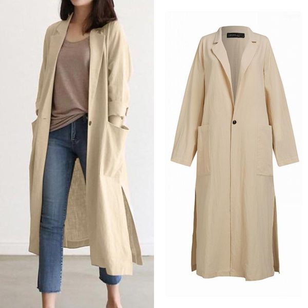 plus size women's solid blazers zanzea stylish autumn thin coats long sleeve shirts female single button overcoats casual tunic1, White;black
plus size women's solid blazers zanzea stylish autumn thin coats long sleeve shirts female single button overcoats casual tunic1, White;black