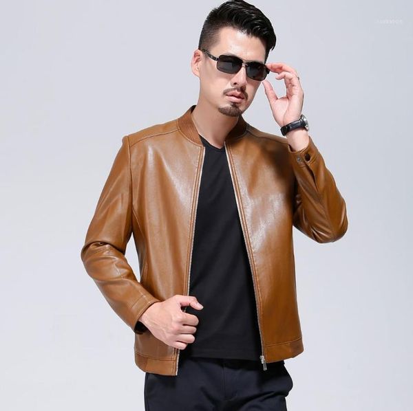 1713 new fashion men's clothes spring and autumn men's casual leather coat young man leather jacket coat1, Black;brown
1713 new fashion men's clothes spring and autumn men's casual leather coat young man leather jacket coat1, Black;brown