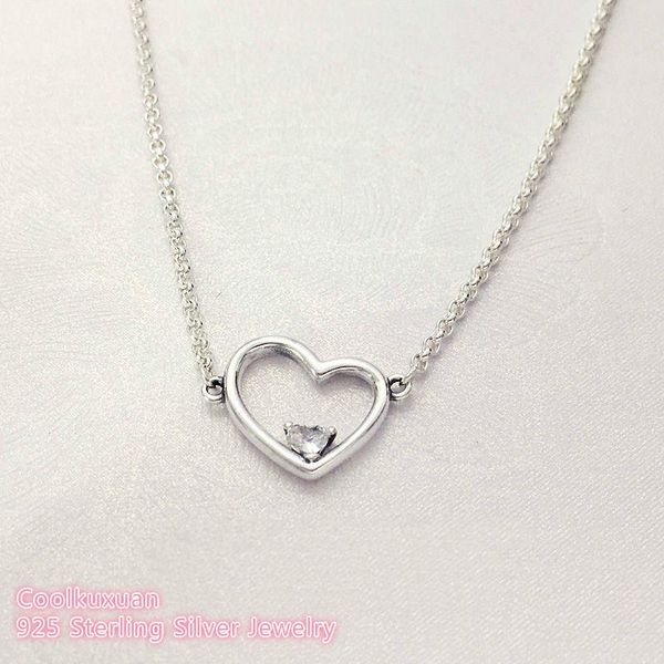 2020 valentine's day 100% original 925 sterling silver asymmetric heart of love necklace, clear cz for women jewelry
2020 valentine's day 100% original 925 sterling silver asymmetric heart of love necklace, clear cz for women jewelry