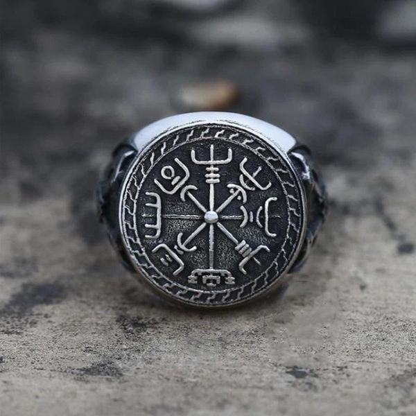 cluster rings retro mythology punk male jewelry nordic viking double axe compass odin's symbol ring for men him, Golden;silver
cluster rings retro mythology punk male jewelry nordic viking double axe compass odin's symbol ring for men him, Golden;silver