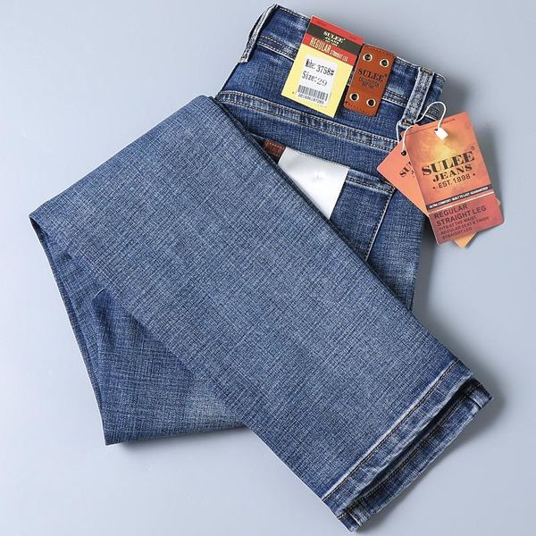 men's jeans 2021 sulee good quality blue jean slim fit denim men cotton stretch pants cowboy business
men's jeans 2021 sulee good quality blue jean slim fit denim men cotton stretch pants cowboy business