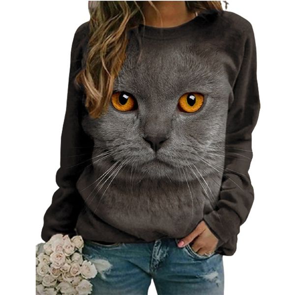 winter women fashion cat-inspired long sleeves and round neck women's hoodie 220314, Black
winter women fashion cat-inspired long sleeves and round neck women's hoodie 220314, Black