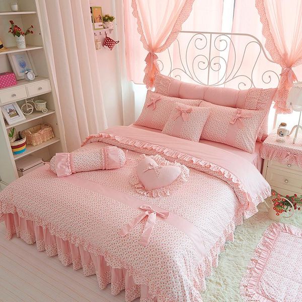 cherry printing 100 cotton bedding sets king size bow design quilt cover ruffles bedspread bed linen 4/6/8pcs pillowcases
cherry printing 100 cotton bedding sets king size bow design quilt cover ruffles bedspread bed linen 4/6/8pcs pillowcases