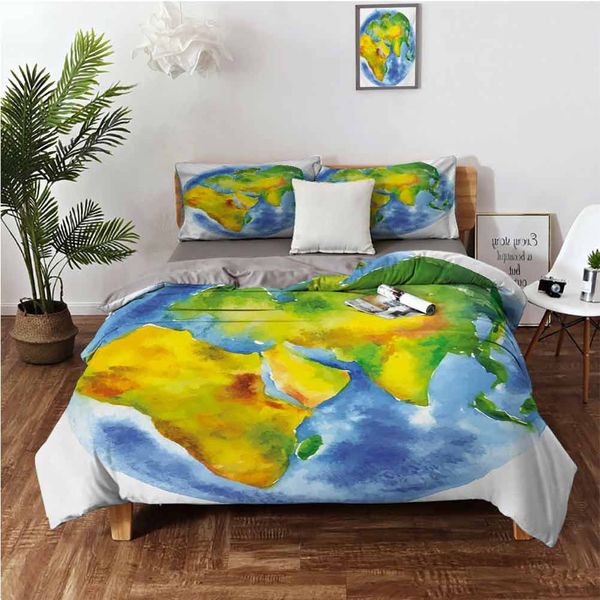 globe of earth painted in watercolors cartography geography continentsbedding 3-piece set
globe of earth painted in watercolors cartography geography continentsbedding 3-piece set