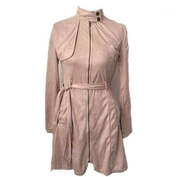 women warm winter casual trench coat wool blends ladies zipper solid long outwear 1, Tan;black
women warm winter casual trench coat wool blends ladies zipper solid long outwear 1, Tan;black