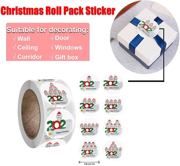 2020 christmas quarantine survivor round label stickers envelope stickers seals cards present envelopes boxes bag sealing decorations hu89
2020 christmas quarantine survivor round label stickers envelope stickers seals cards present envelopes boxes bag sealing decorations hu89