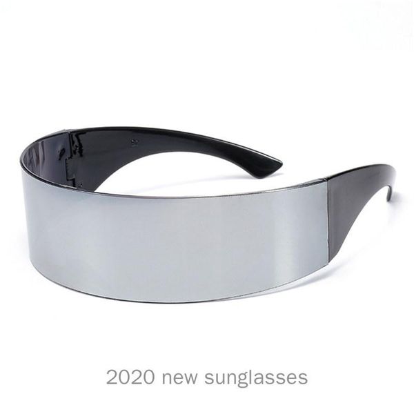 sunglasses super large futuristic oversize shield visor flat mirrored mono lens fashion lady nx, White;black
sunglasses super large futuristic oversize shield visor flat mirrored mono lens fashion lady nx, White;black