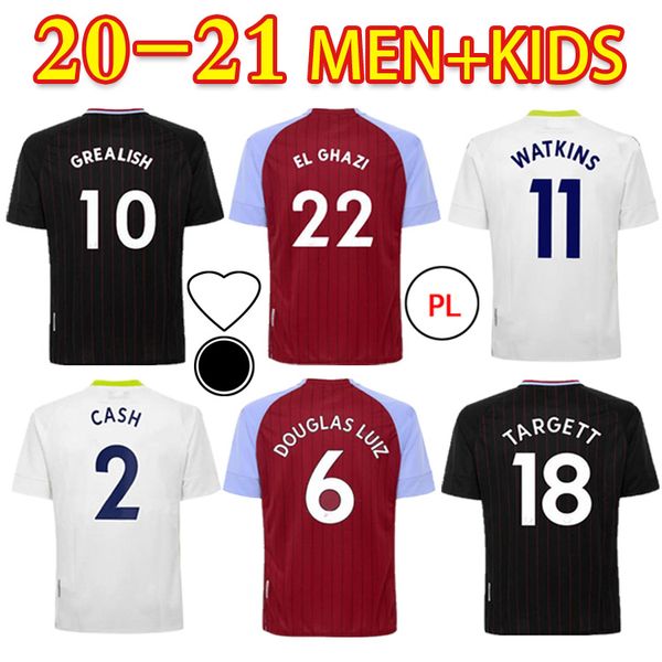 20 21 football shir grealish samatta targett wesley douglas luiz mcgim el ghazi 2020 2021 high-quality + kids kit soccer jersey, Black;yellow
20 21 football shir grealish samatta targett wesley douglas luiz mcgim el ghazi 2020 2021 high-quality + kids kit soccer jersey, Black;yellow