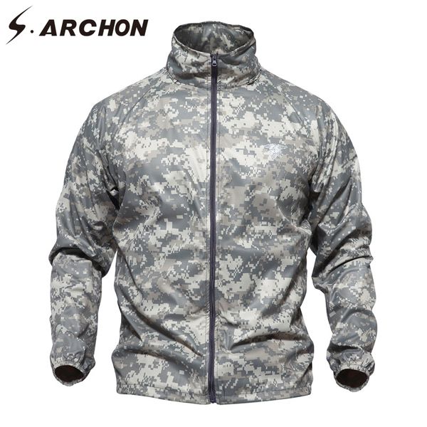 s.archon summer lightweight military skin jackets men windbreaker waterproof tactical raincoats hooded windproof army outerwear x1025, Black;brown 
s.archon summer lightweight military skin jackets men windbreaker waterproof tactical raincoats hooded windproof army outerwear x1025, Black;brown