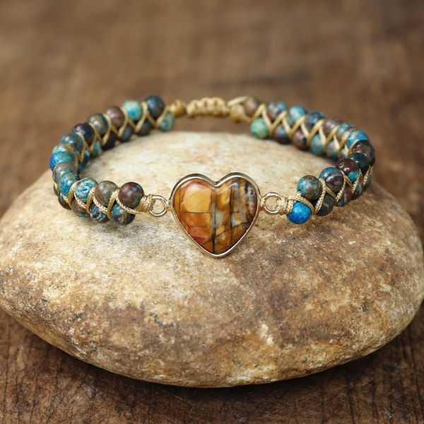 charm bracelets blue crazy lace agates heart shape couple lover bohemia yoga braided wrap bracelet handmade jewelry, Golden;silver
charm bracelets blue crazy lace agates heart shape couple lover bohemia yoga braided wrap bracelet handmade jewelry, Golden;silver