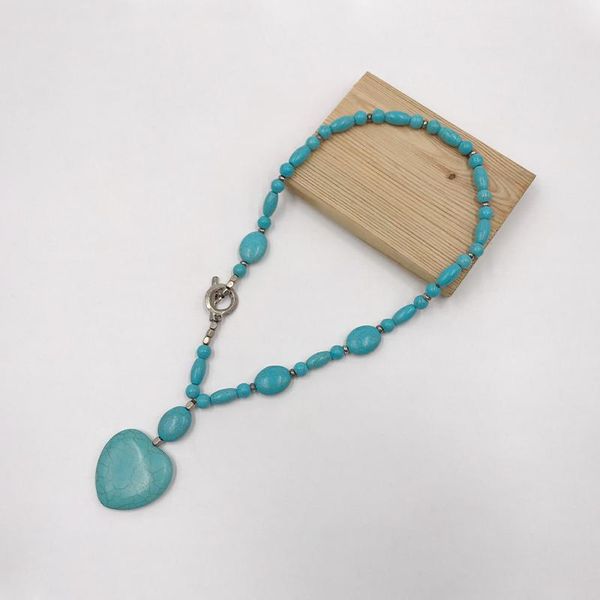 kara&kale boho fashion jewelry gothic necklace green natural stone beads heart pendant vintage collares buckle necklace women, Silver
kara&kale boho fashion jewelry gothic necklace green natural stone beads heart pendant vintage collares buckle necklace women, Silver
