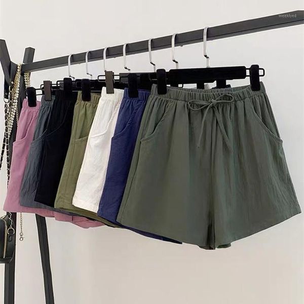 2020 summer new women's cotton linen shorts solid elastic waist loose casual shorts plus size m-7xl high waisted1, White;black
2020 summer new women's cotton linen shorts solid elastic waist loose casual shorts plus size m-7xl high waisted1, White;black
