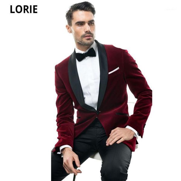 men's suits & blazers lorie vintage burgundy men for wedding formal velvet business groom tuxedo 3 pieces tweed slim fit wear coats 202, White;black
men's suits & blazers lorie vintage burgundy men for wedding formal velvet business groom tuxedo 3 pieces tweed slim fit wear coats 202, White;black