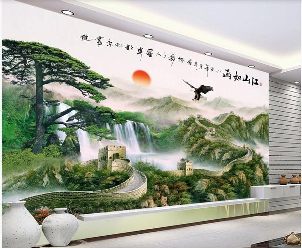 3d wallpaper custom p chinese style great wall mountain scenery living room home decor 3d wall mural murals wallpaper for walls 3 d
3d wallpaper custom p chinese style great wall mountain scenery living room home decor 3d wall mural murals wallpaper for walls 3 d