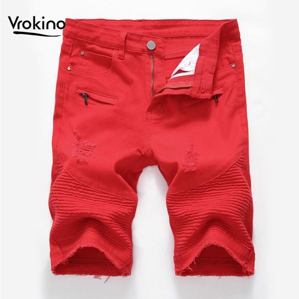vrokino 2019 summer new style men leisure shorts jeans fashion red black hole cowboy shorts dropshipping 38 40 421, White;black
vrokino 2019 summer new style men leisure shorts jeans fashion red black hole cowboy shorts dropshipping 38 40 421, White;black