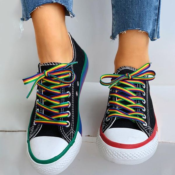 luxurys designers shoes women vulcanized shoes canvas sneakers summer candy color new fashion rainbow female platform walking la, Black
luxurys designers shoes women vulcanized shoes canvas sneakers summer candy color new fashion rainbow female platform walking la, Black